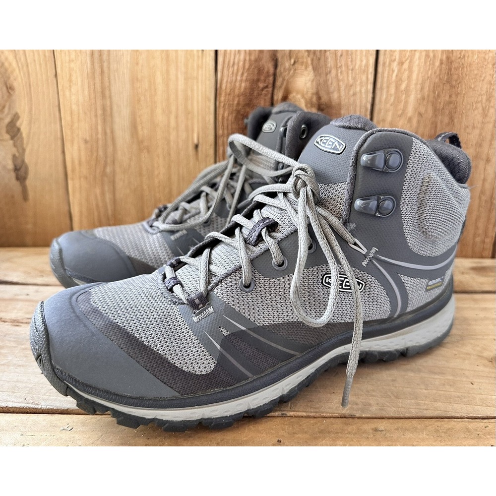 Keen Hiking Boots Sneakers Terradora Waterproof Gray NWOT Women's Size 7